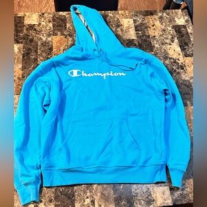 Champion Vibrant Blue Pullover Hoodie